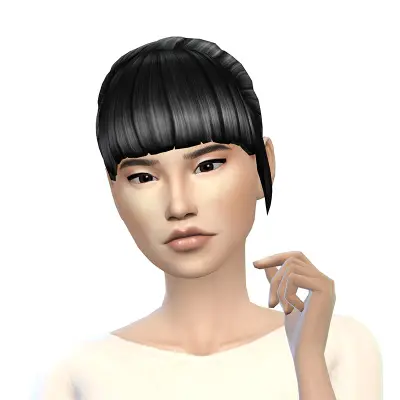 Deelitefulsimmer: Lil Bun hair for Sims 4