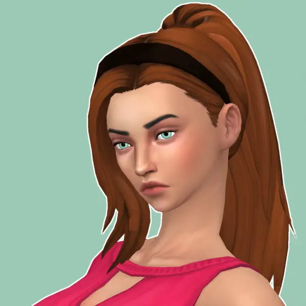 Simsworkshop: Jennysimss Freya Hair recolored by ravenpuffsims for Sims 4