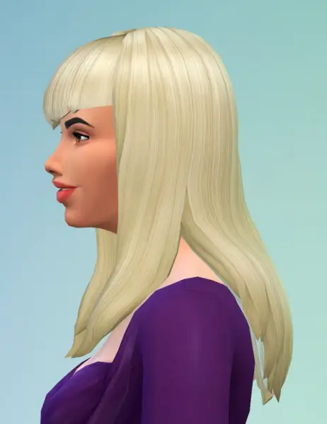 Birksches sims blog: Vampires Heart Bangs hair for Sims 4