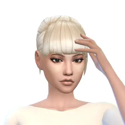 Deelitefulsimmer: Lil Bun hair for Sims 4