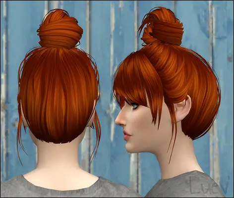 Mertiuza: Haloow`s Ken Doll hair retextured for Sims 4