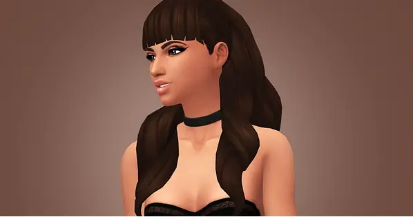 Grimcookies: Ariana hair for Sims 4