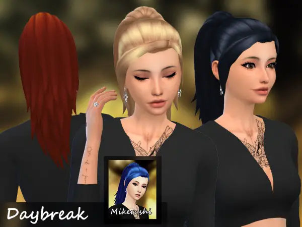 Mikerashi: Daydream Hair for Sims 4