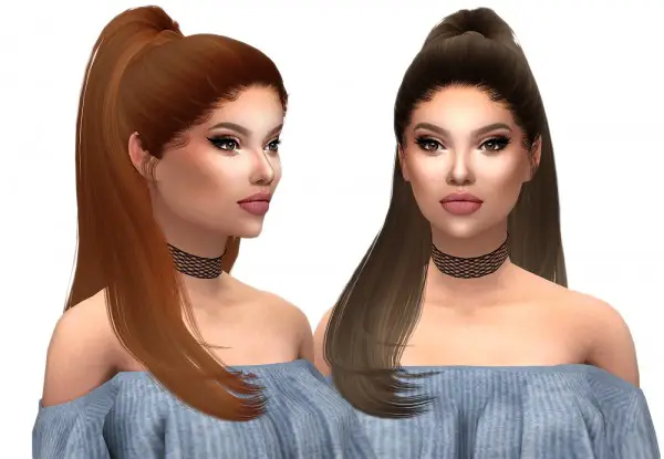 Kenzar Sims: Tsminh`s Moonlight Naturals hair recolor for Sims 4