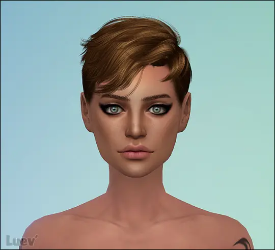 Mertiuza: Wings OS0214 hair retextured for Sims 4