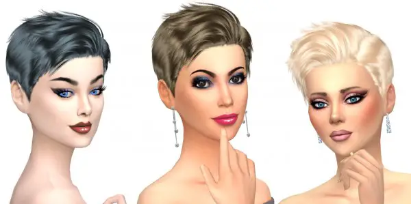 Sims Fun Stuff: Lapiz hair recolor for Sims 4