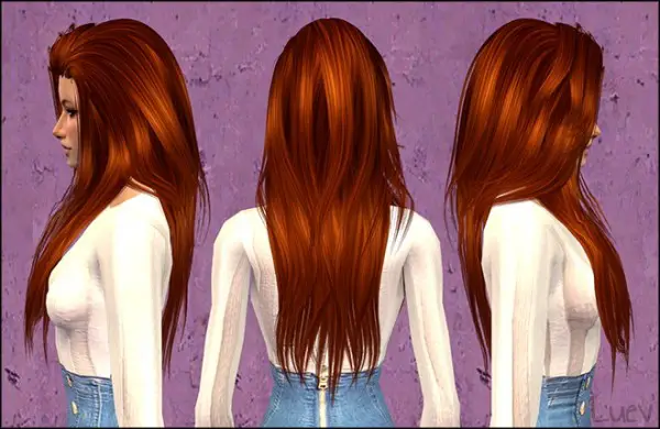 Mertiuza: LeahLillith`s Stargirl hair retextured for Sims 4