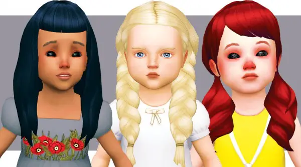 Kismet Sims: 700 followers gift hairs for Sims 4