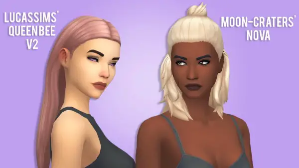 Stargirl Sims: 600+ Follower gift: Hair Recolor Dump for Sims 4