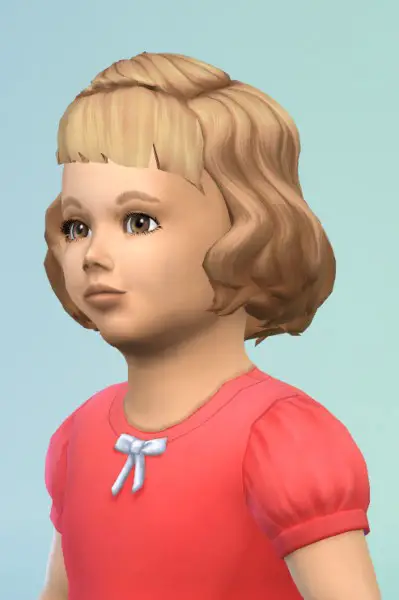 Birksches sims blog: Vintage Toddler Hair for Sims 4