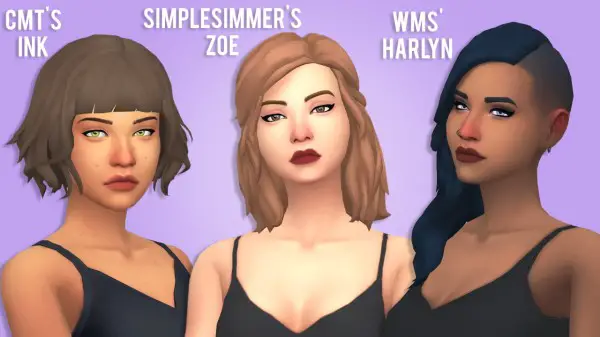 Stargirl Sims: 600+ Follower gift: Hair Recolor Dump for Sims 4