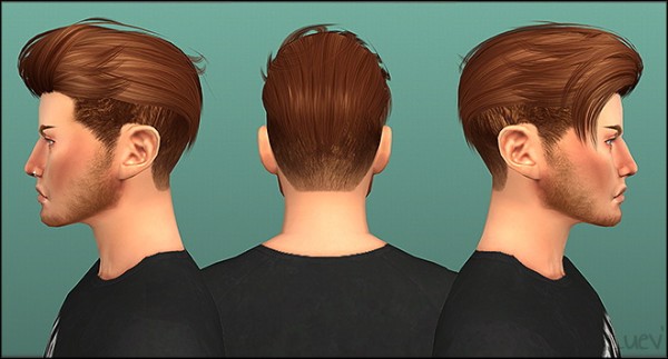Mertiuza: Ade Darma`s Darren hair retextured for Sims 4