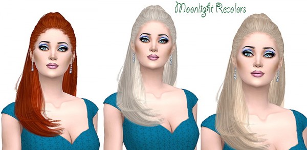 Sims Fun Stuff: Wings 27 and Moonlight Hair recolors for Sims 4