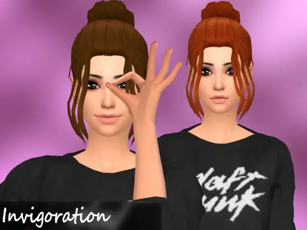 Mikerashi: Invigoration Hair for Sims 4