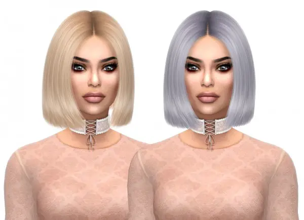 Kenzar Sims: Nightcrawler`s Tyra Naturals hair recolor for Sims 4