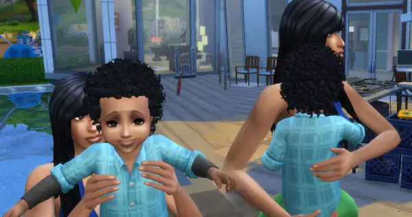 Mystufforigin: Close Curls for Toddlers for Sims 4