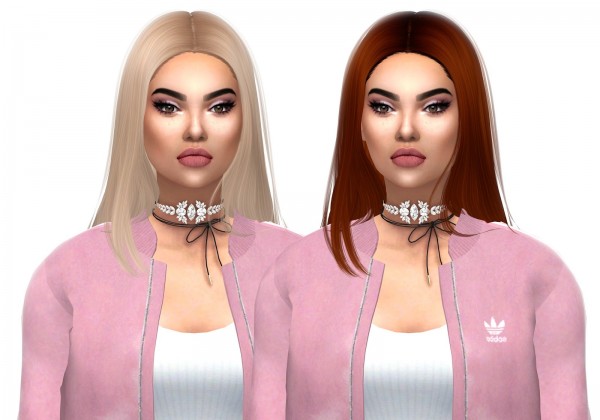 Kenzar Sims: Wing`s OS0226 naturals hair recolor for Sims 4