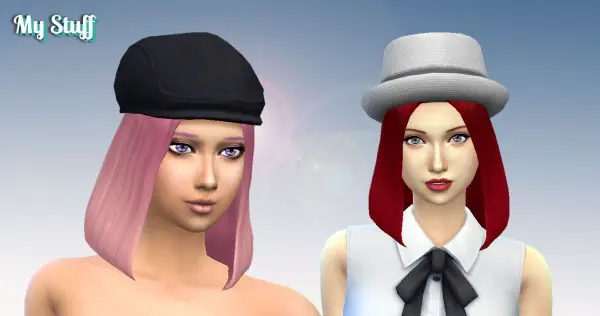 Mystufforigin: Olivia Hairstyle for Sims 4