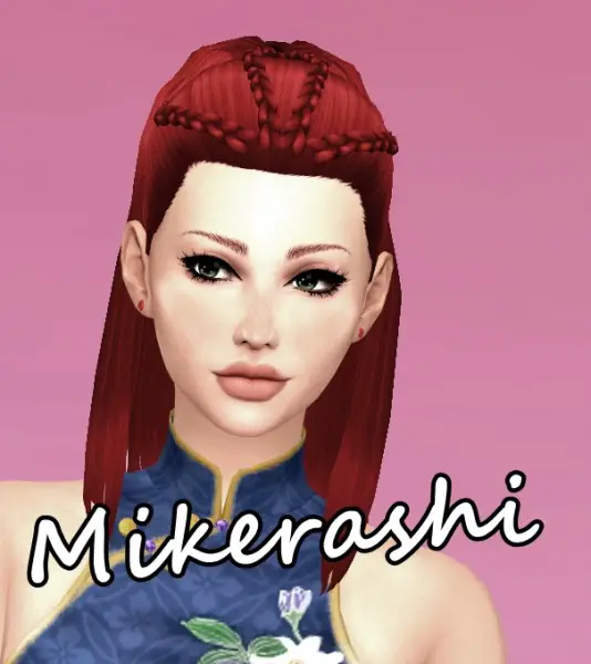 Mikerashi: Army Hair for Sims 4