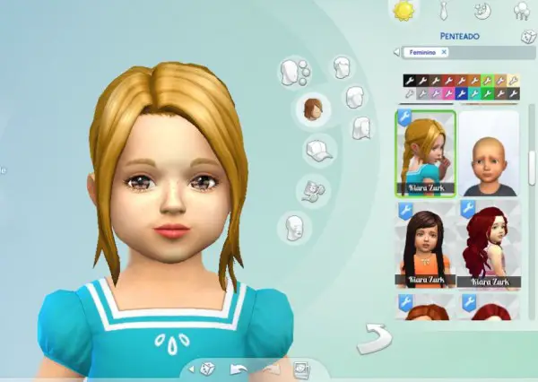 Mystufforigin: Simplicity Hair for Toddlers for Sims 4