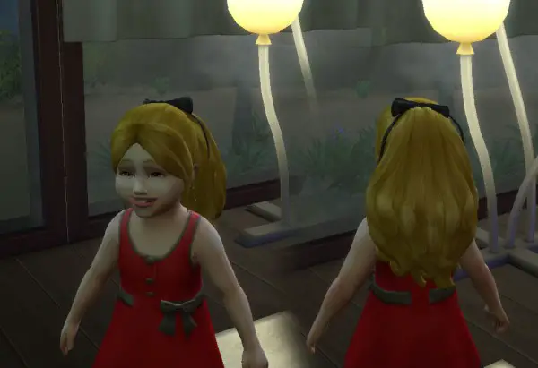 Mystufforigin: Sweet Ponytail for Toddlers for Sims 4