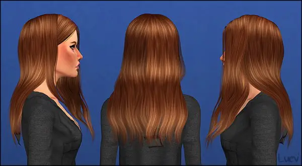 Mertiuza: Tsminh`s Dawn hair retextured for Sims 4