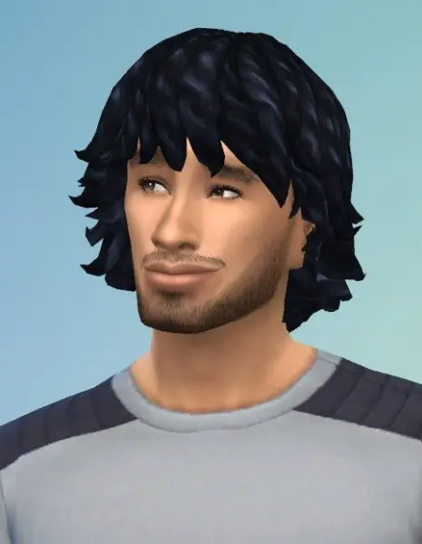 Birksches sims blog: Dread  Bob hair for him for Sims 4