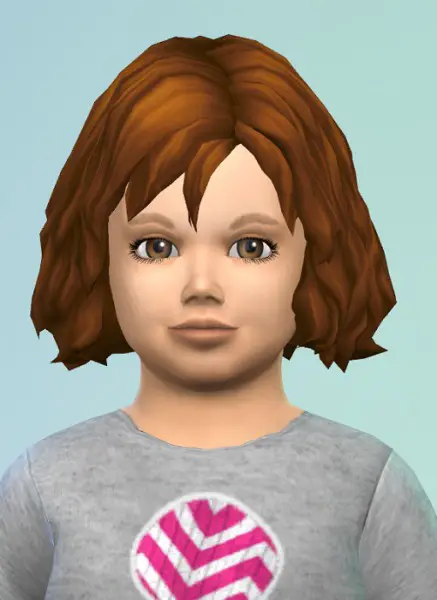 Birksches sims blog: Midwavy Toddler Hair for Sims 4