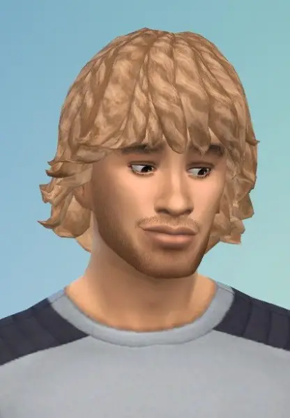 Birksches sims blog: Dread  Bob hair for him for Sims 4