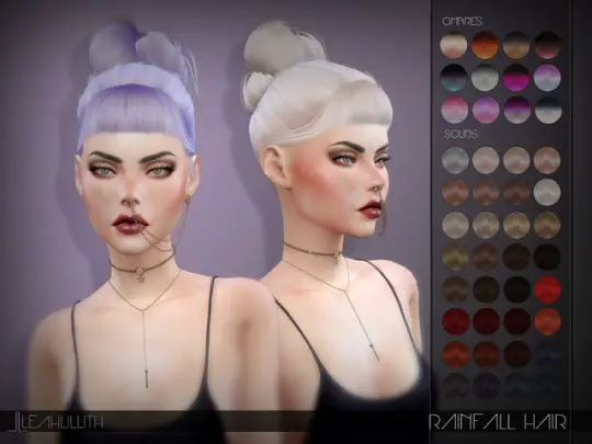 Simsworkshop: Rainfall Hair Recolored by simblrdearie for Sims 4