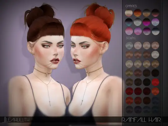 Simsworkshop: Rainfall Hair Recolored by simblrdearie for Sims 4