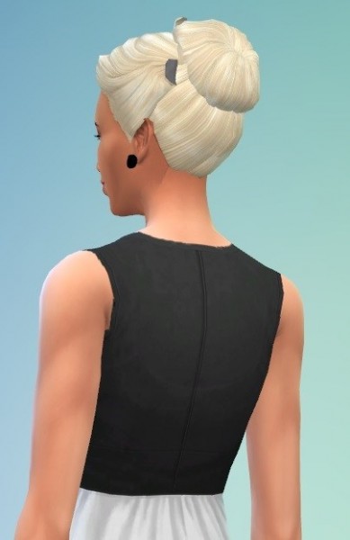 Birksches sims blog: Hair Bun with Clips for Sims 4