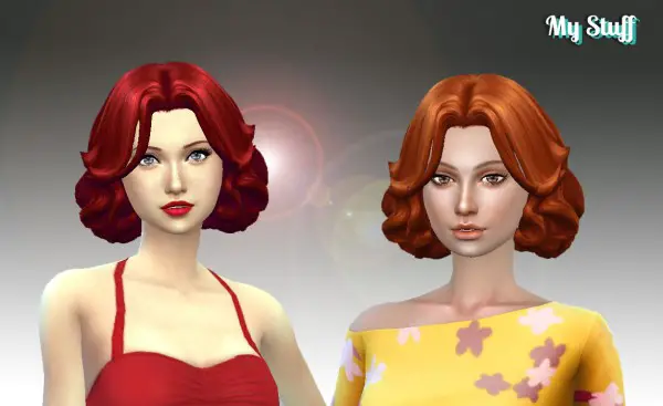 Mystufforigin: Jacqueline Hair for Sims 4