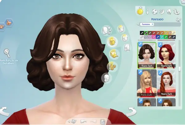 Mystufforigin: Jacqueline Hair for Sims 4