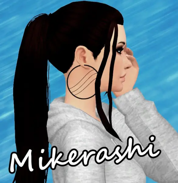Mikerashi: Touch Hair for Sims 4