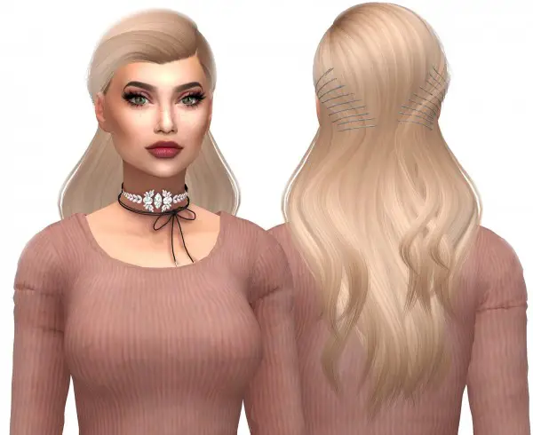 Kenzar Sims: LeahLillth`s Palace Naturals hair recolor for Sims 4