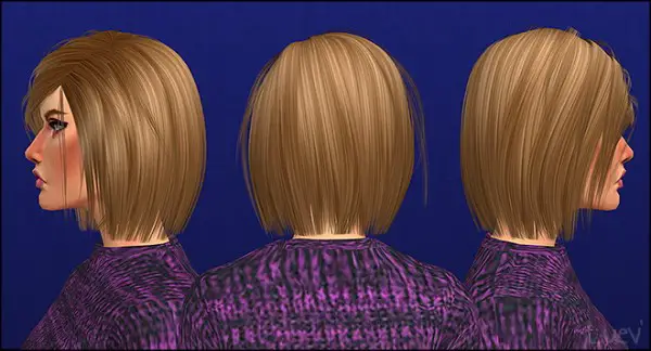 Mertiuza: LeahLillith`s Katuma hair retextured for Sims 4