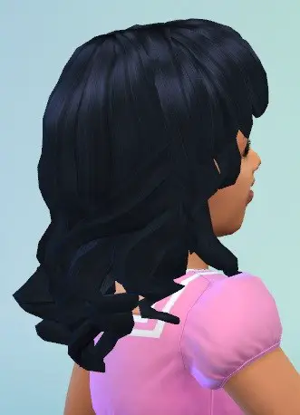 Birksches sims blog: Midget Curls hair for toddlers for Sims 4