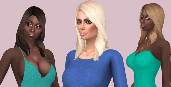 Sims Fun Stuff: Vikki Hair retextured for Sims 4
