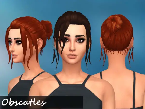Mikerashi: Obscatles Hair for Sims 4