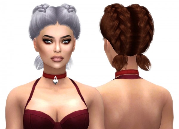 Kenzar Sims: Leahlillith`s Endorphine hair retextured for Sims 4