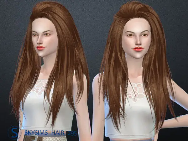 Butterflysims: Skysims 295 hair for Sims 4