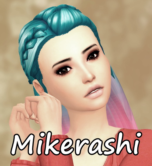 Mikerashi: Price Tag Hair for Sims 4