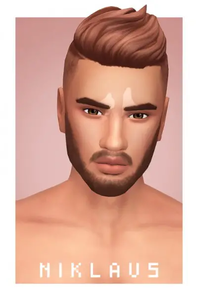 Grimcookies: Niklaus hair for Sims 4