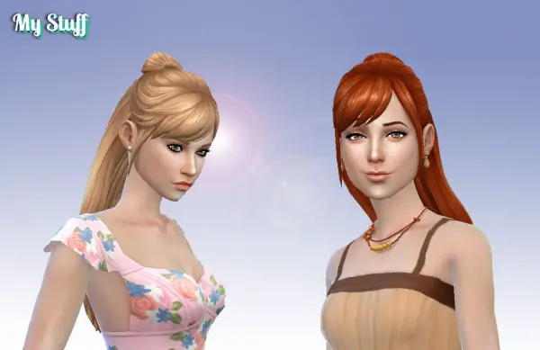 Mystufforigin: Natalie Hair for Sims 4