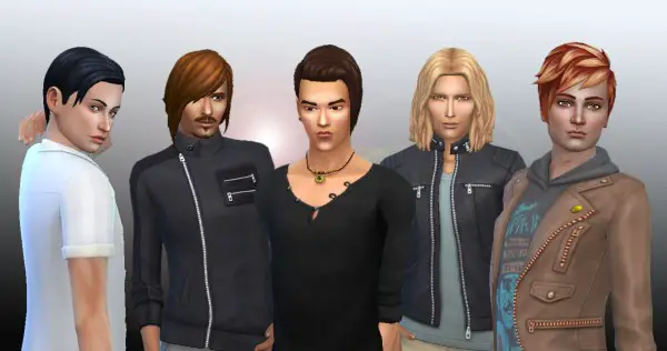 Mystufforigin: Male Hair Pack 3 for Sims 4