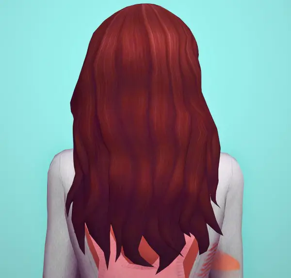 Butterscotchsims: Orchid Hair for Sims 4