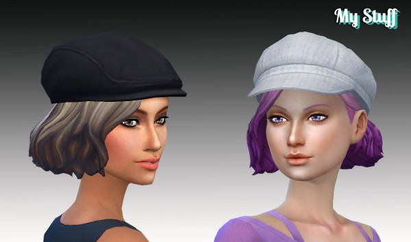 Mystufforigin: Amalia Hair Ombre for Sims 4