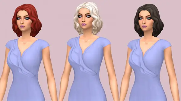 Sims Fun Stuff: Confident Ponytail, Barbara and Roseanne hair retextured for Sims 4