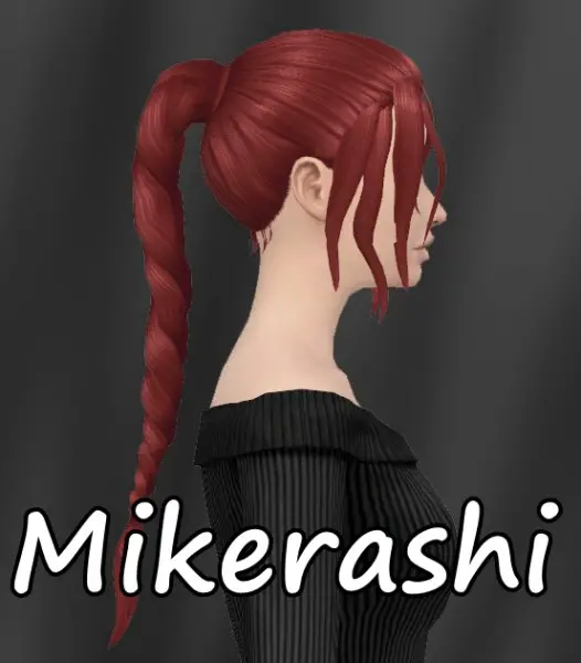 Mikerashi: Obscatles hair ver.2 for Sims 4